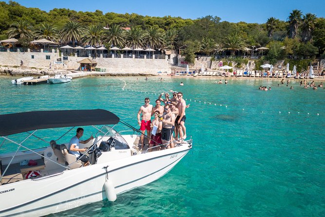 Full-Day Private Hvar, Brac and Pakleni Islands Boat Tour from Split - Swimming and snorkeling around the Pakleni Islands