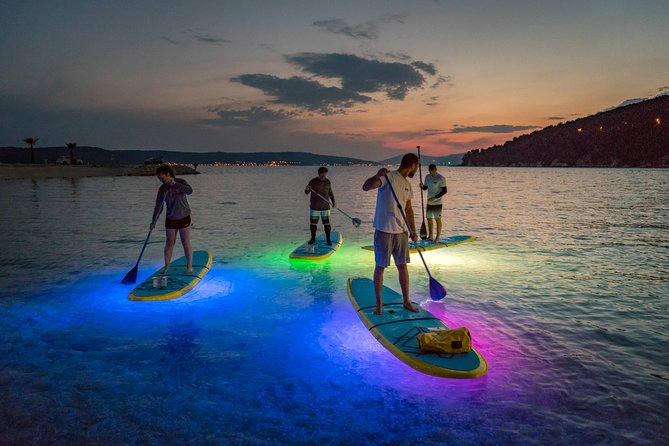 Glowing Stand-Up Paddle Experience in Split - From Split to Stobreč after sunset