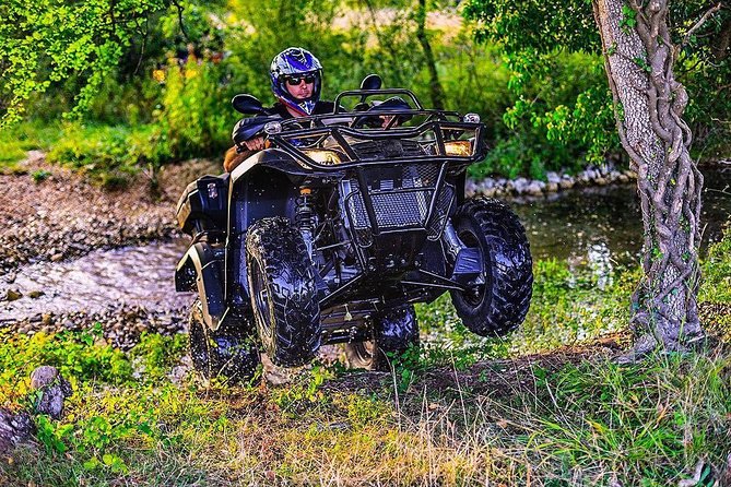 Half Day ATV Tour From Split with Picnic & River swimming - Learning the quad before the rough tracks