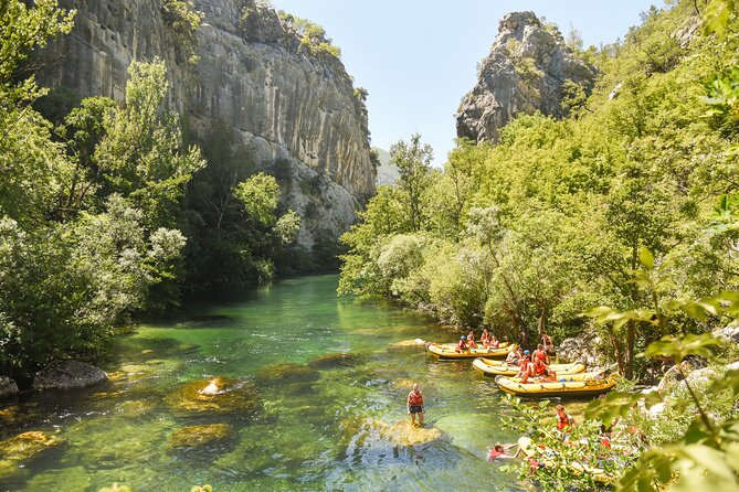 Half-Day Rafting Experience on Cetina River with Cliff Jumping and more - The cliff jump is optional, not a test