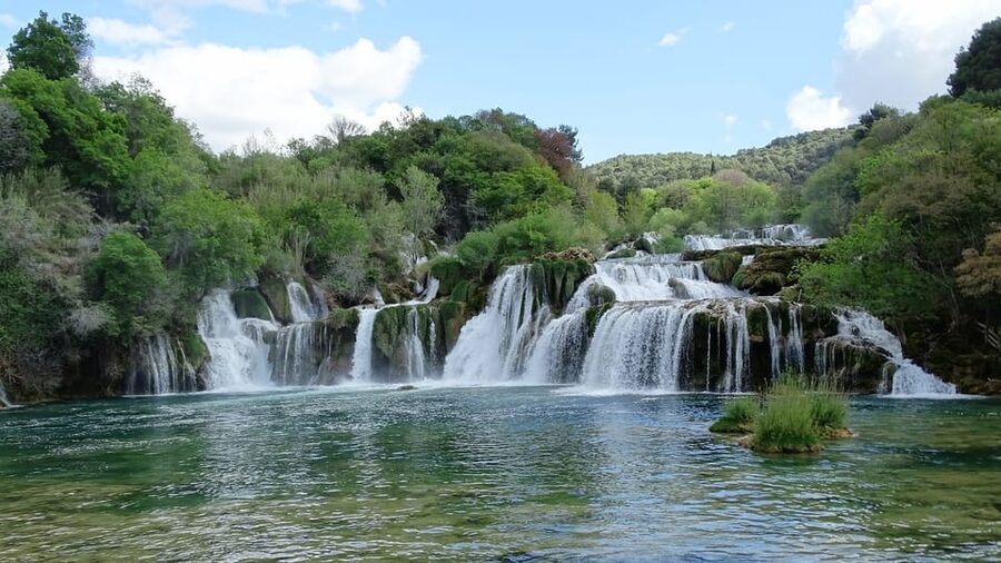 Krka Waterfalls Excursion from Makarska Riviera - Entering Krka National Park