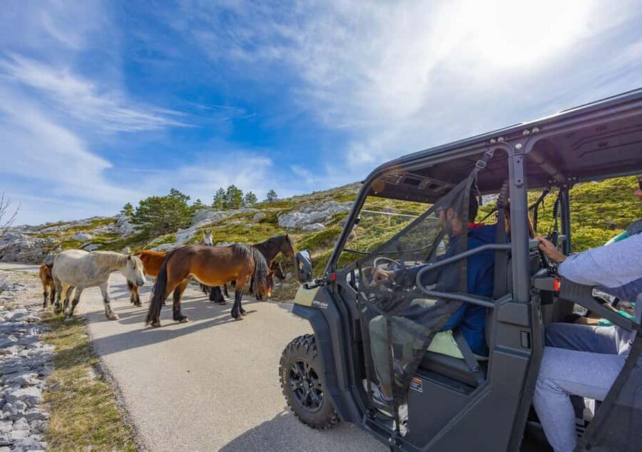 Makarska: Buggy Skywalk and Biokovo Tour - Walking across the Skywalk at 1,228 meters