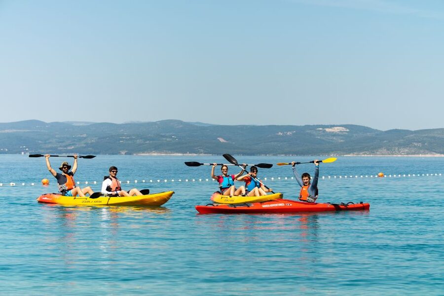 Makarska: Guided Sea Kayaking Tour with Snorkeling Stop - Nugal and the long beach break
