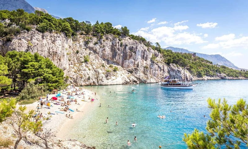 Makarska: Sunset private boat tour from Makarska - The first cruise from Makarska Harbour