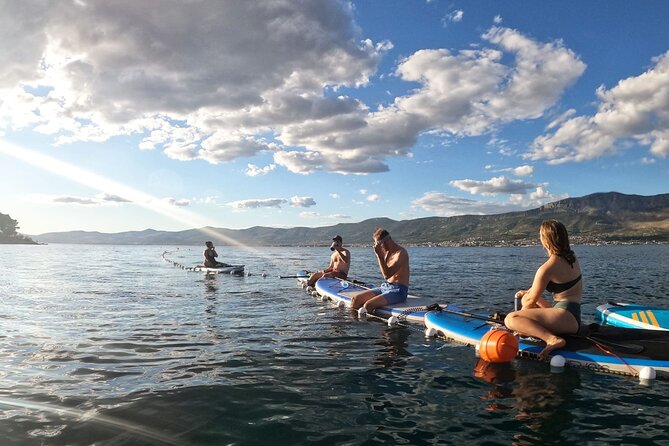 Morning Stand Up Paddle Tour in Split - Learning to paddle before heading along the coast