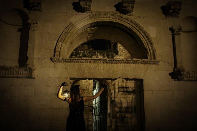 Nocturnal Tours Trogir & Split - Soul of the Old Split Tour - Split after sunset, with the palace as your starting point