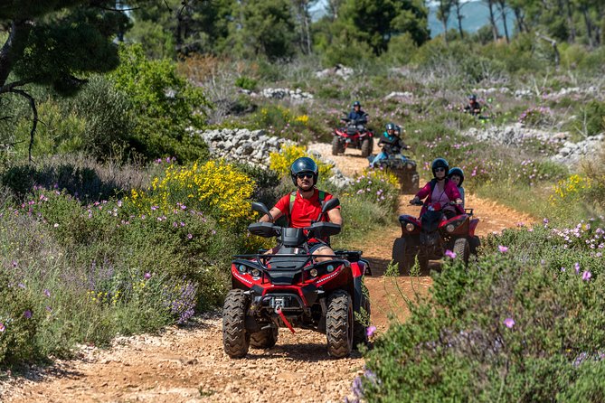 Off road Quad Adventure Tour on Island Čiovo - Gospa od Prizidnice and the cliffside stop