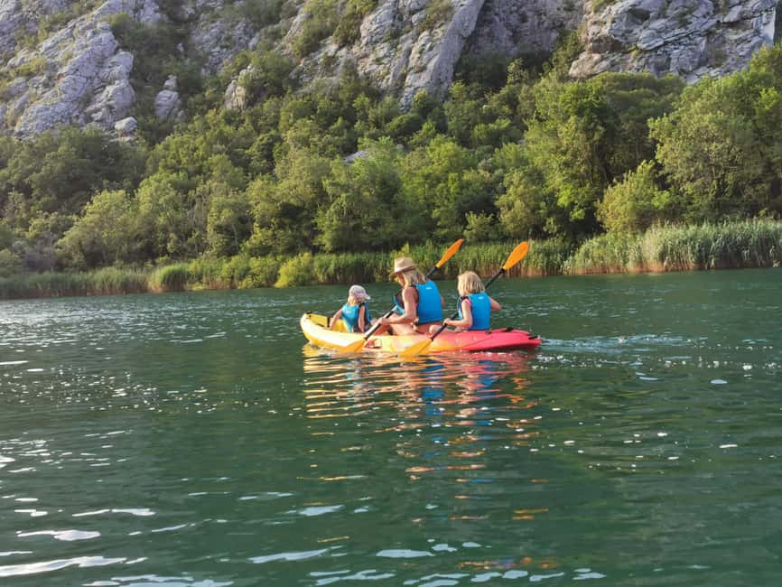 Omiš/Split: 4h Kayaking in Cetina Protected Nature Park Area - Mirabella Fortress and Omiš’s dramatic entrance