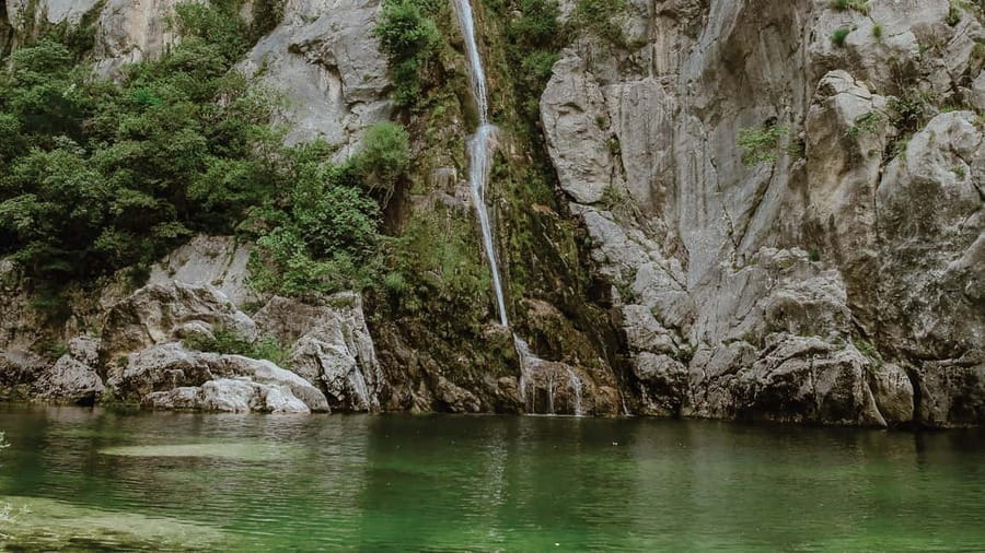 Omiš/Split Expedition: 65 km Quad Tour to Hidden Waterfalls - Zadvarje and the view toward Velika Gubavica