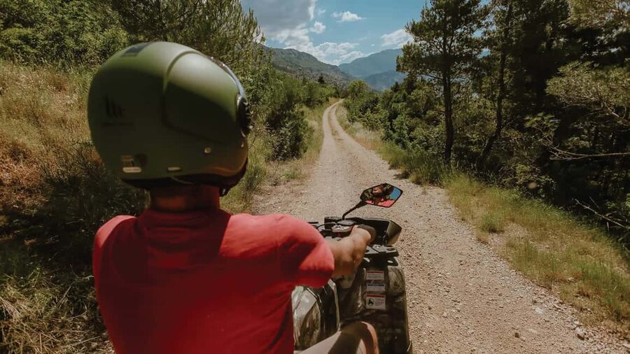 Omiš/Split Expedition: 65 km Quad Tour to Hidden Waterfalls - How the riding feels in a small group