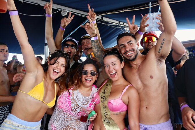 Out to Sea Split Boat Party w/ Blue Lagoon Swim, Dj & Afterparty - What the boat party feels like with 180 people