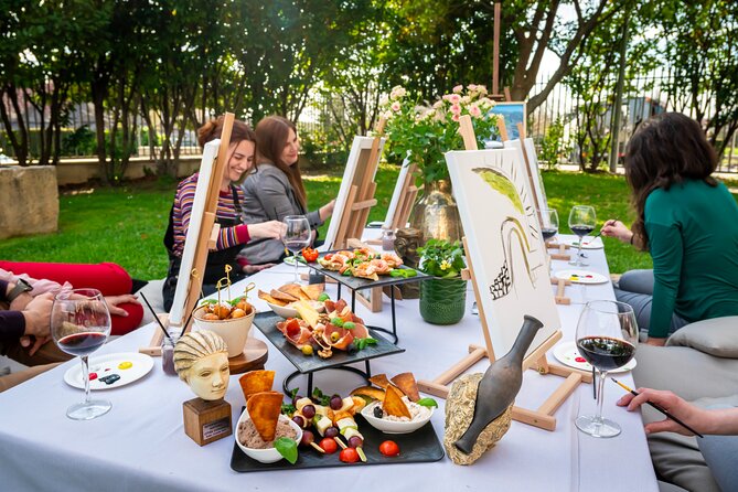 Paint Away: Ancient Salona Tour with Wine, Dine, and Delight! - Painting the past at Hotel President Solin