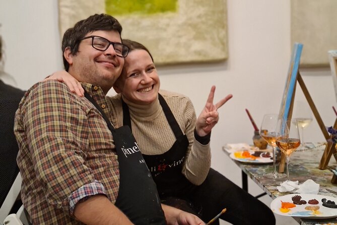 Painting party at Art Bottega - Paint & Wine Studio in Split - A good fit for birthdays, couples, and solo visitors