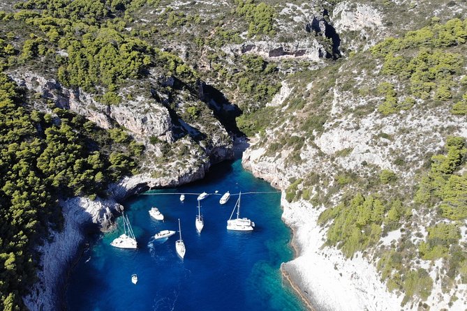 Private Blue cave, Mamma Mia and Hvar, 5 islands tour from Split - Passing Srebrena, the Mamma Mia beach