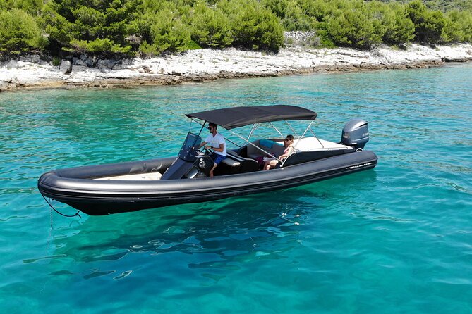 Private Blue cave, Mamma Mia and Hvar, 5 islands tour from Trogir - Stiniva Cove and Srebrena Beach by boat