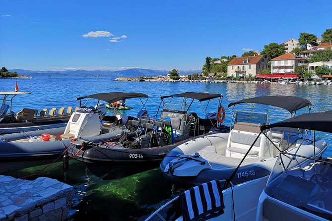 Private Blue Lagoon and 3 islands Tour from Trogir and Split - Nečujam finishes with a shipwreck snorkel