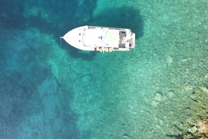 Private Blue Lagoon and Hidden Bays tour from Split & Brac for 12 - Krknjasi Bay is the classic Blue Lagoon pause