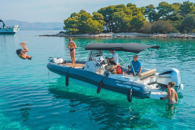 Private Boat Tour with Customized Itinerary from Split or Trogir - Blue Lagoon and Krknjasi Bay for easy swimming