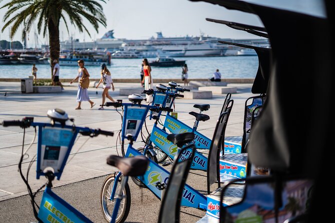 Private Electric Rickshaw Tour of Split - Matejuška gives you a working harbor view