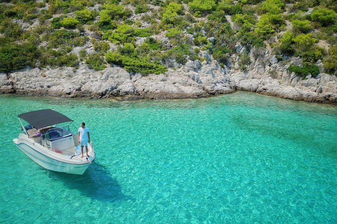 Private Full-Day Croatian Islands Boat Tour from Trogir - Snorkeling around the wreck at Nečujam