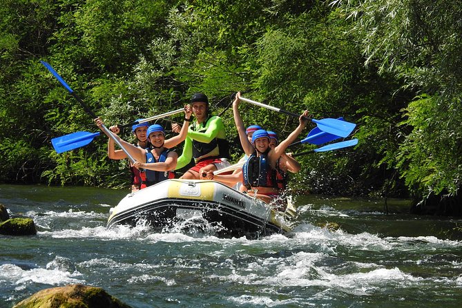 Private rafting on Cetina river with caving & cliff jumping,free photos & videos - Learning the river before the rapids