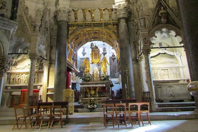 Private Split Walking Tour with Cathedral Entrance - Riva Harbor sets the scene