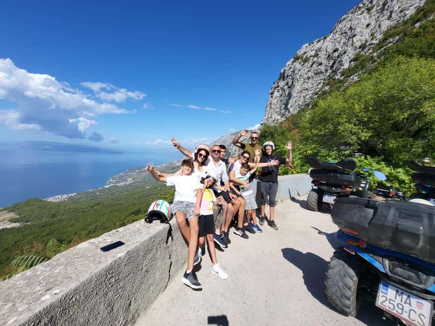 Quad tour to Biokovo Skywalk - Stepping onto the 12-meter glass Skywalk