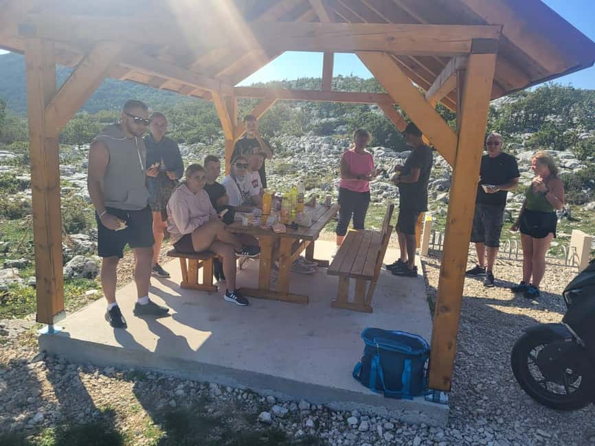 Quad tour to Biokovo Skywalk - The return ride and sunset appeal