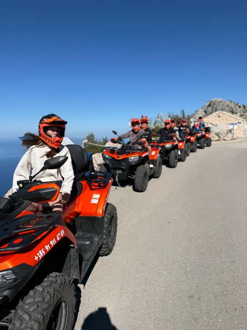 Quad Tour to Makarska Riviera offroad Adventure - First ride: 80 minutes on rough mountain tracks