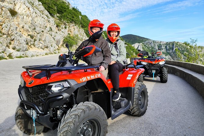 Quad Tour to skywalk biokovo Makarska by Amigos - A 15-minute pause above Makarska