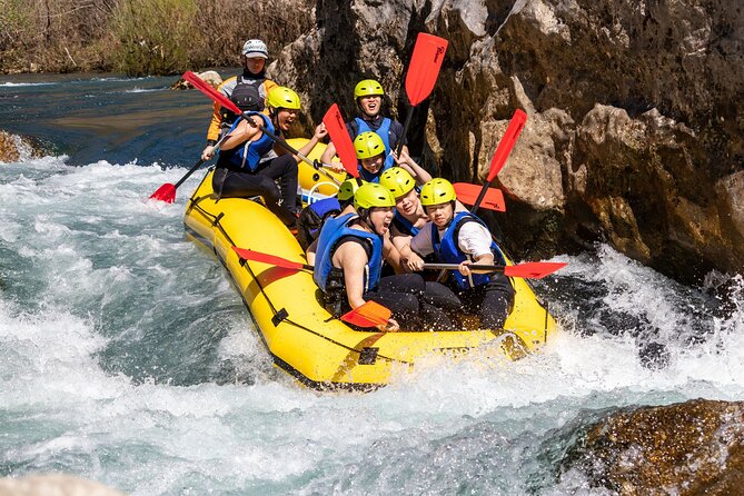Rafting Cetina River from Split or Cetina river - Getting ready in full rafting gear