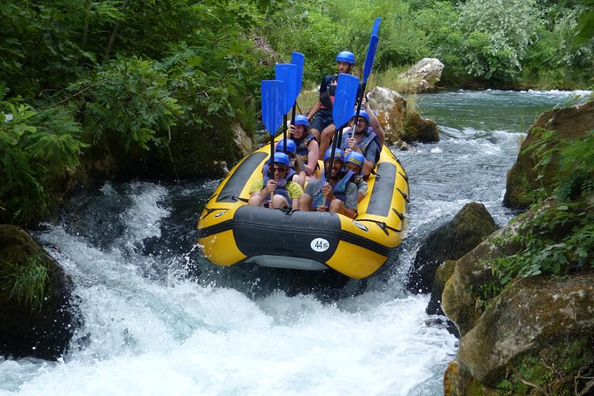 Rafting Experience in the Canyon of the River Cetina - Rapids, teamwork, and calm stretches