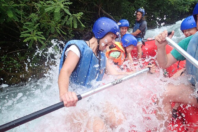 Rafting on the River Cetina from Omis Croatia - The rapids and the waterfall walk