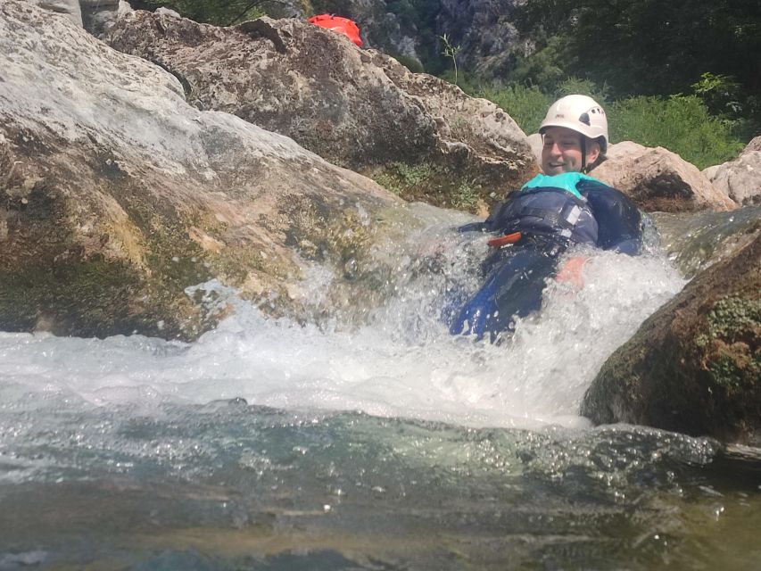Small Group Canyoning with proffesional guide - From Omiš to Zadvarje, the trip starts with a view