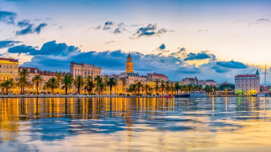 Split: 1.5-Hour Riviera Boat Cruise with a Free Drink - Diocletian’s Palace from the sea