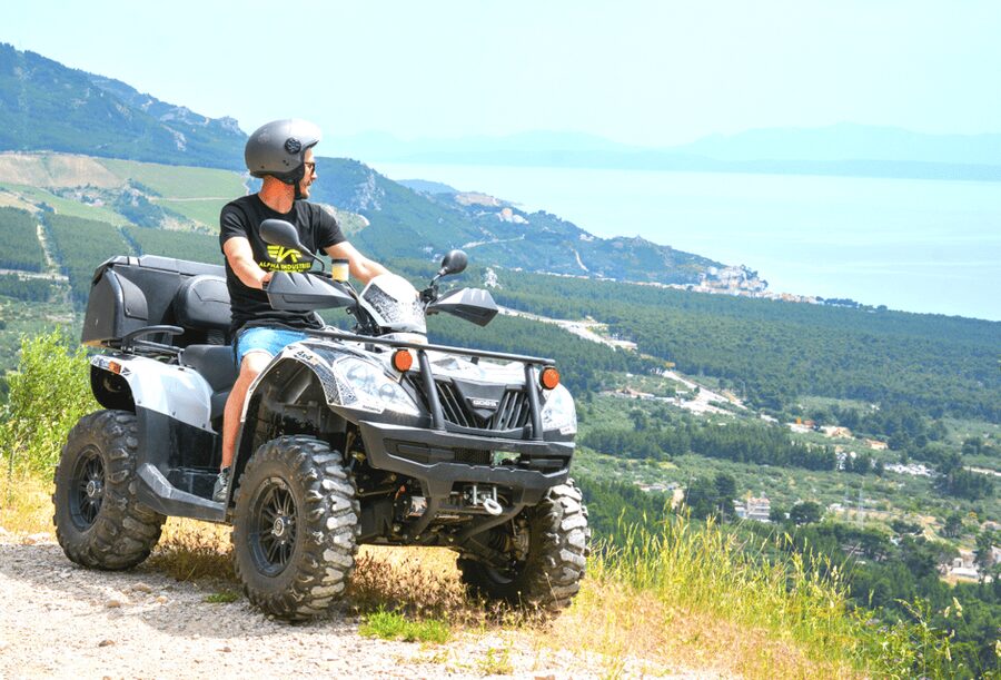 Split: ATV Quad Tour with Waterfall Swimming with Picnic - Swimming beneath Gubavica Waterfall