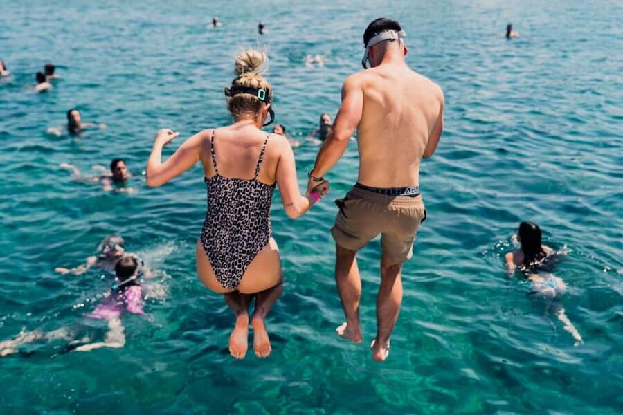 Split: Blue Lagoon and 3 Islands Speedboat Tour - The first 30 minutes on the Adriatic