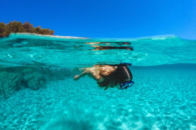 Split: Blue Lagoon, Hvar, Brač, 6 Islands Boat Tour - Small Group - Blue Lagoon at Krknjaši Bay: the main water stop