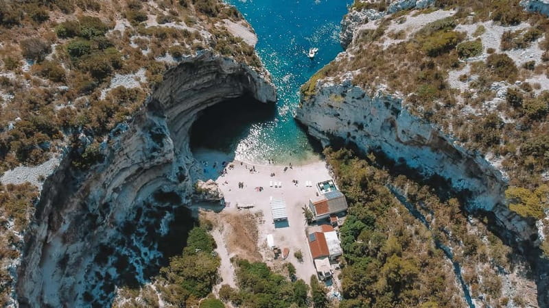Split: Boat Tour to Blue Cave, Vis, Blue Lagoon, Hvar, Brač - The long first ride from Split to the Blue Cave