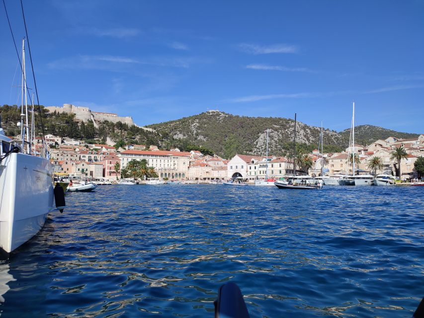 Split: Bol, Hvar, Pakleni Island, and Solta Full-Day Tour - Hvar town: history, lunch, and independent wandering