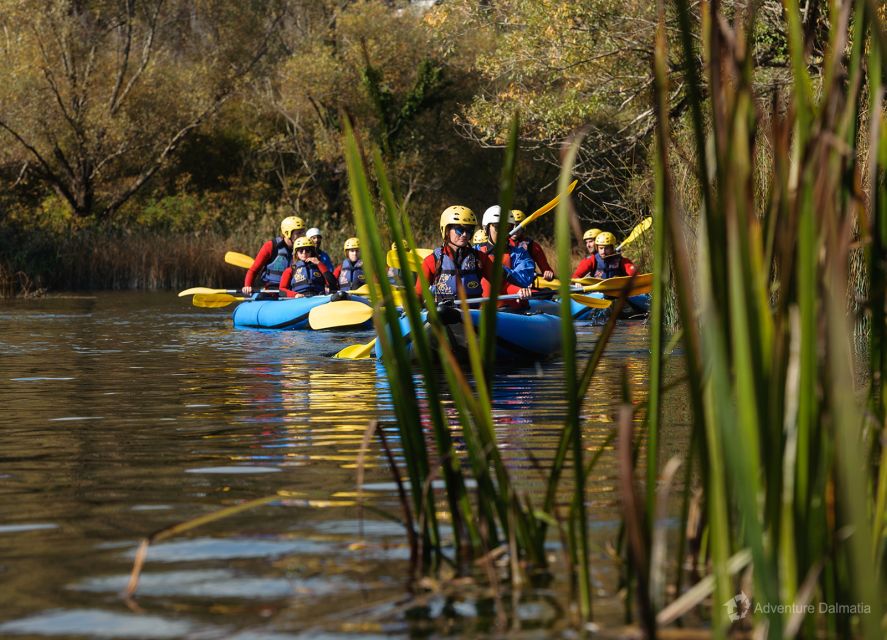 Split: Canoe Safari on the Cetina River - Facing the grade II rapids