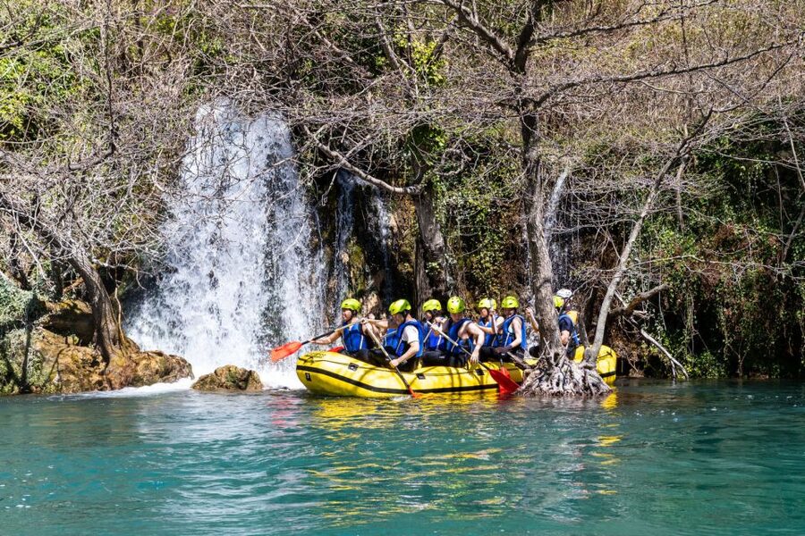 Split: Cetina River Whitewater Raft Trip with Pickup Option - Getting ready for the river