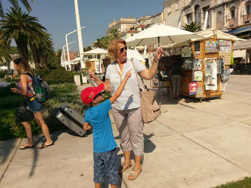 Split: city center private walking tour 2 h - Green Market and fish market: history with a daily pulse