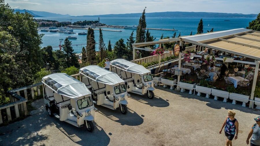 Split: City Highlights Electric Tuk-Tuk Tour - Marmontova Street and the Croatian National Theater