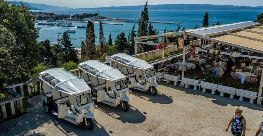 Split: City Highlights Electric Tuk-Tuk Tour - A quiet pause at Sustipan Park