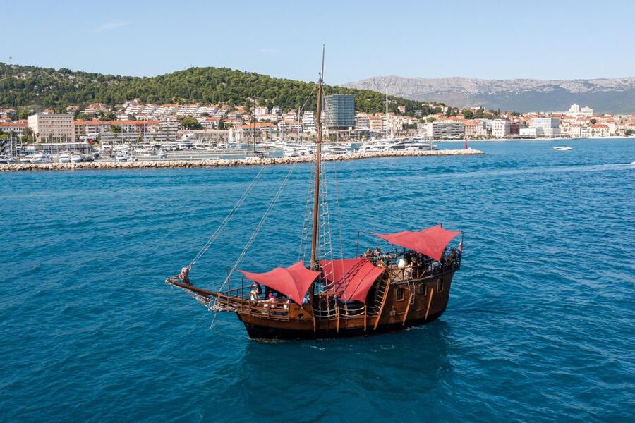 Split: Cruise on Columbo's Pirate Ship "Santa Maria" - Drinks, Shade, and Time on Deck