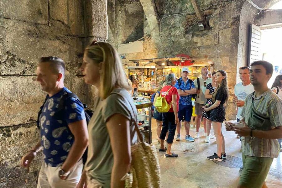 Split: Diocletian Palace & Old Town Guided Walking Tour - The cellars and the emperor’s private spaces