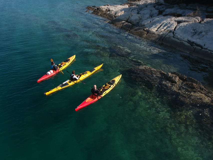 Split: Guided Sea Kayaking Tour with Snorkeling - Bene, Kašjuni, villas, and Marjan’s cliffs