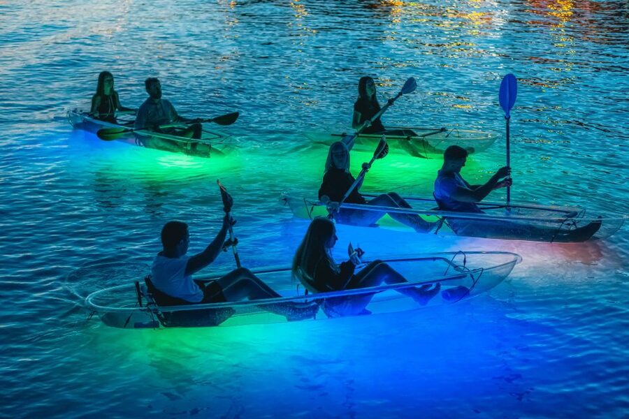 Split: Illuminated Evening Guided Kayaking Tour - What the $56 price includes