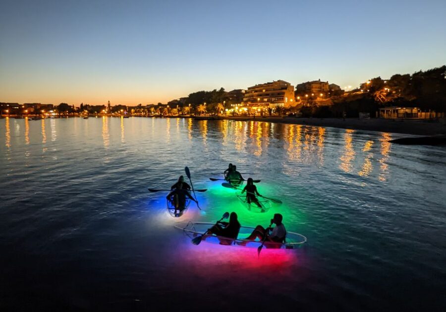 Split: Illuminated Evening Guided Kayaking Tour - What to wear and pack for a dry ride home